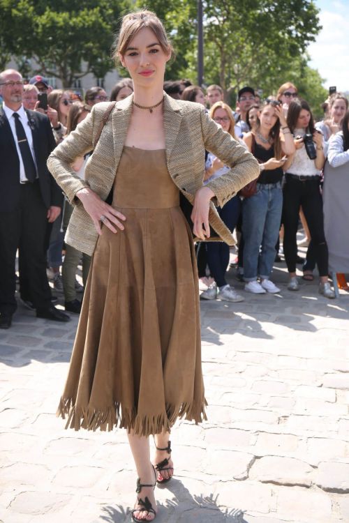 Louise Bourgoin Stills at Christian Dior Show at Haute Couture Fashion Week in Paris 3