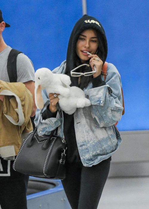 Madison Beer Stills at JFK Airport in New York 8