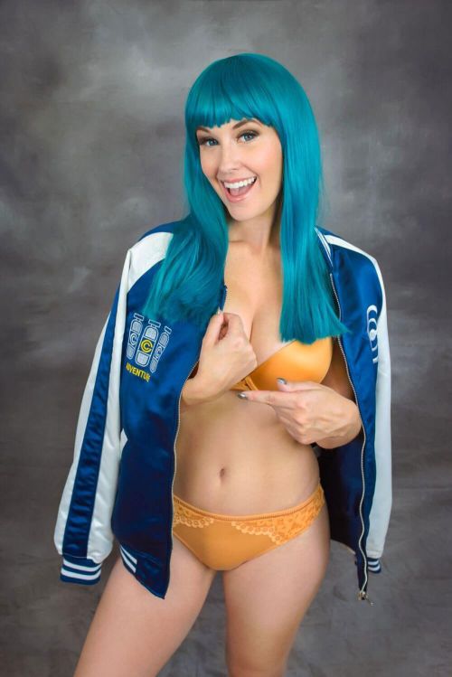 Meg Turney Photoshoot for dressed as Bulma 6