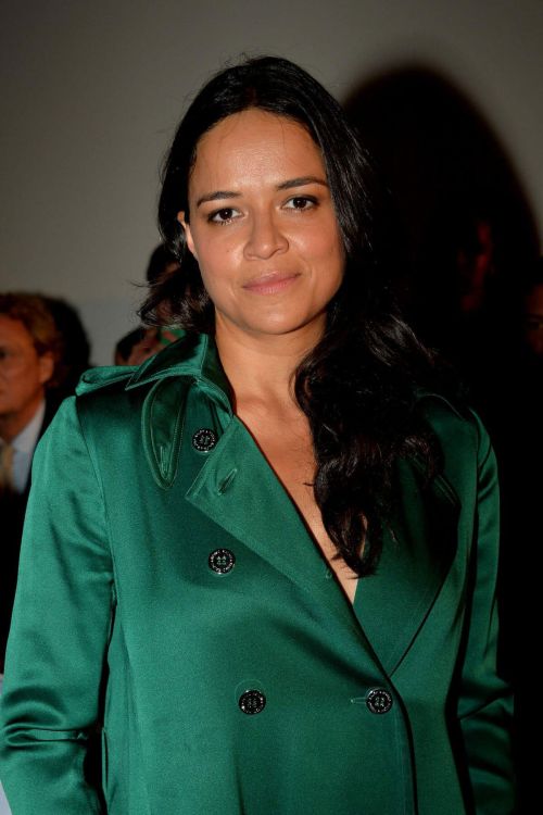 Michelle Rodriguez Stills at Ralph Russo Fashion Show in Paris 2