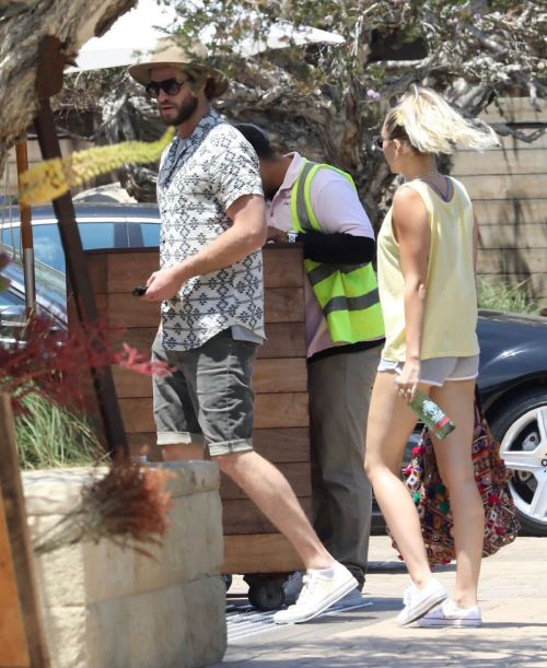 Miley Cyrus and Liam Hemsworth Stills at Soho House in Malibu 1