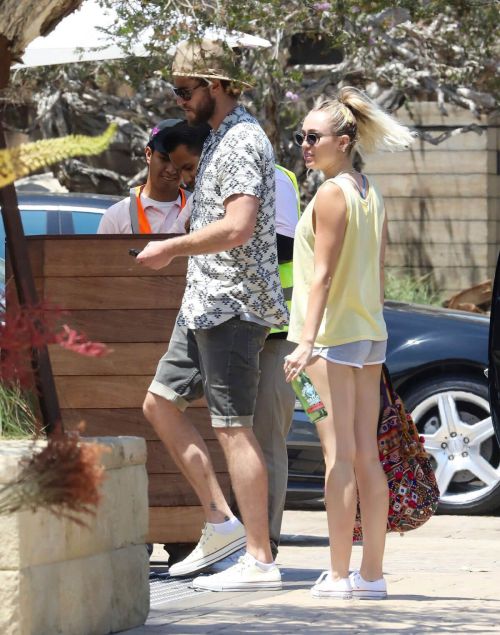 Miley Cyrus and Liam Hemsworth Stills at Soho House in Malibu 2