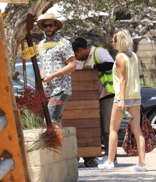 Miley Cyrus and Liam Hemsworth Stills at Soho House in Malibu 3