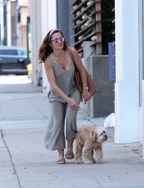 Minka Kelly Stills Out with Her Dog in La Quinta 2