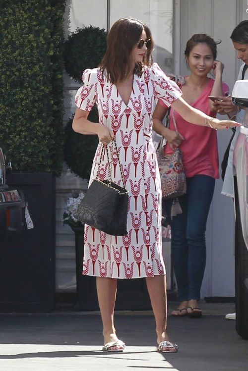 Miranda Kerr Stills Leaves Epione in Beverly Hills