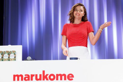 Miranda Kerr Stills at Marukome Promotion in Tokyo 9