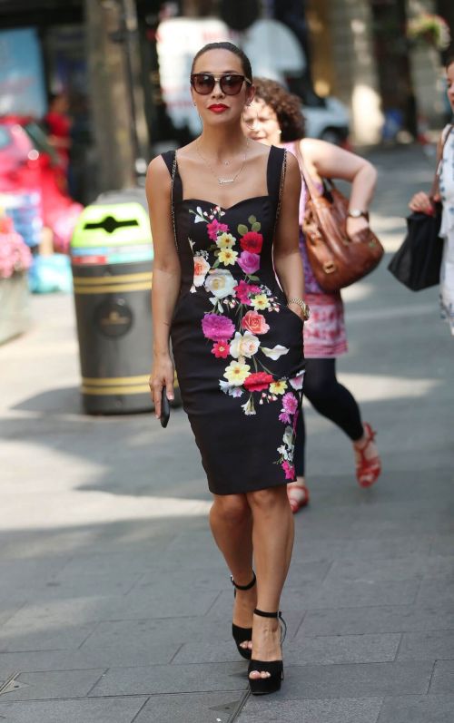 Myleene Klass Stils at Global Radio in London 5