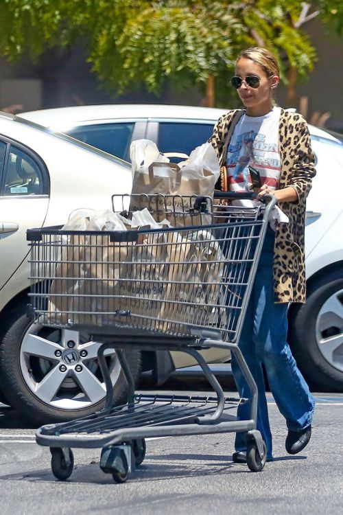 Nicole Richie Shopping Stills at Gelson