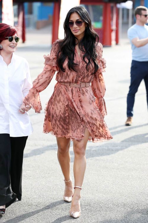 Nicole Scherzinger and Sharon Osbourne Stills at The X Factor Auditions in Surrey 1