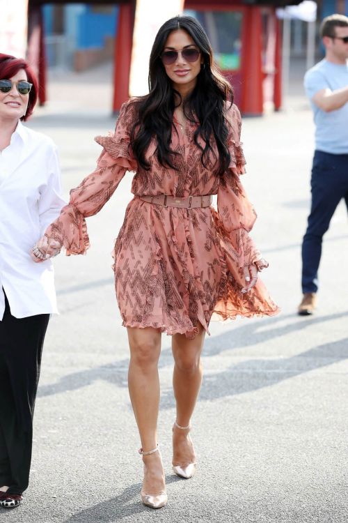 Nicole Scherzinger and Sharon Osbourne Stills at The X Factor Auditions in Surrey 5