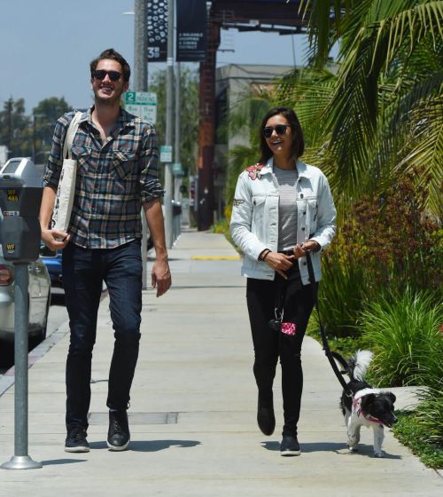 Nina Dobrev Stills Out for Lunch with Her Dog in Los Angeles 1