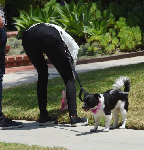 Nina Dobrev Stills Out for Lunch with Her Dog in Los Angeles 3