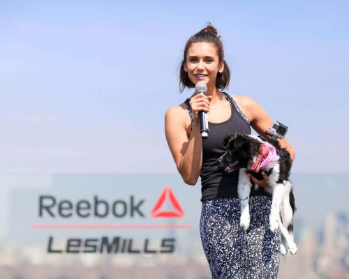 Nina Dobrev Stills at Reebok & Les Mills Present Ultimate Staycation in New York