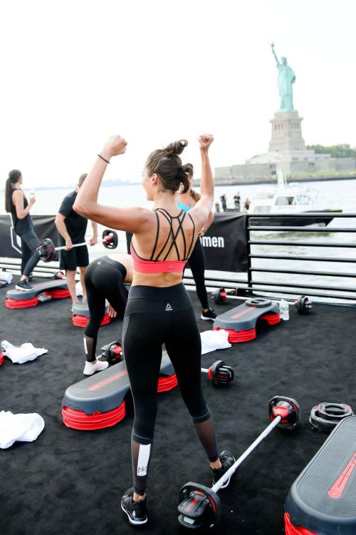 Nina Dobrev Stills at Reebok & Les Mills Present Ultimate Staycation in New York 19