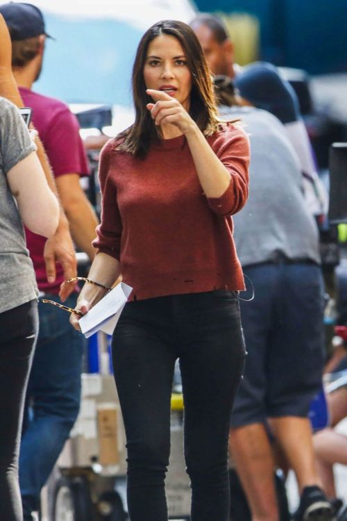 Olivia Munn Stills at "Six" Season 2 Set in Vancouver 2