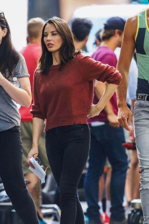 Olivia Munn Stills at "Six" Season 2 Set in Vancouver 3