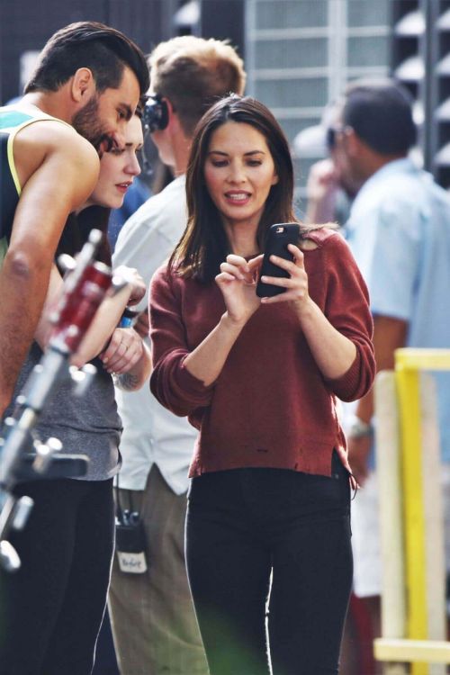 Olivia Munn Stills at "Six" Season 2 Set in Vancouver 4