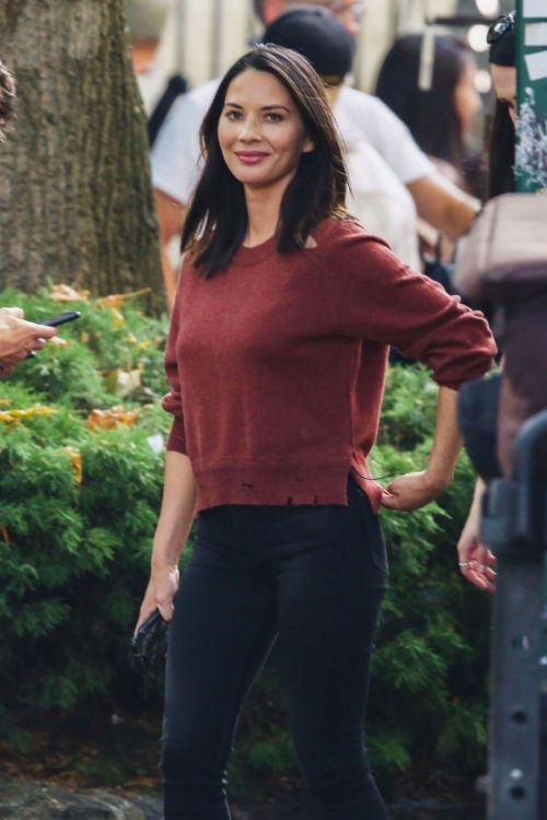 Olivia Munn Stills at "Six" Season 2 Set in Vancouver 6