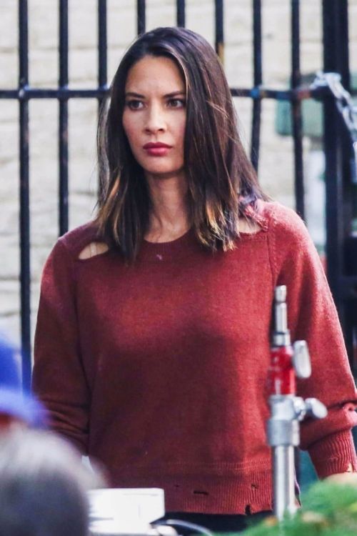 Olivia Munn Stills at "Six" Season 2 Set in Vancouver 7