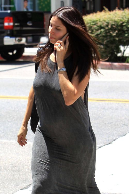 Pregnant Roselyn S??nchez Stills Out in Beverly Hills 9