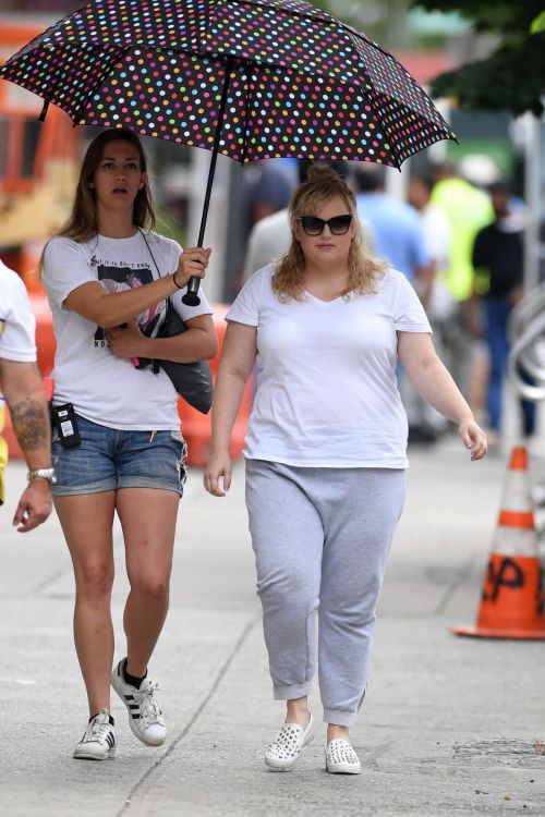 Rebel Wilson Stills on the Set of Isn