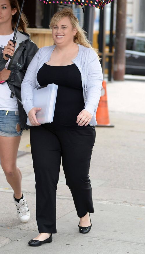 Rebel Wilson Stills on the Set of Isn