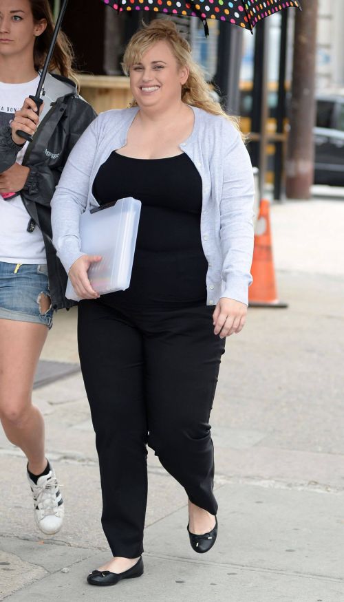 Rebel Wilson Stills on the Set of Isn