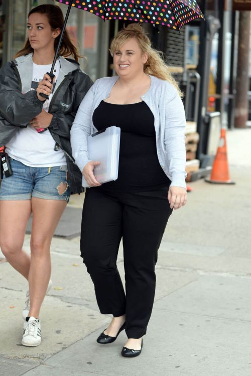 Rebel Wilson Stills on the Set of Isn