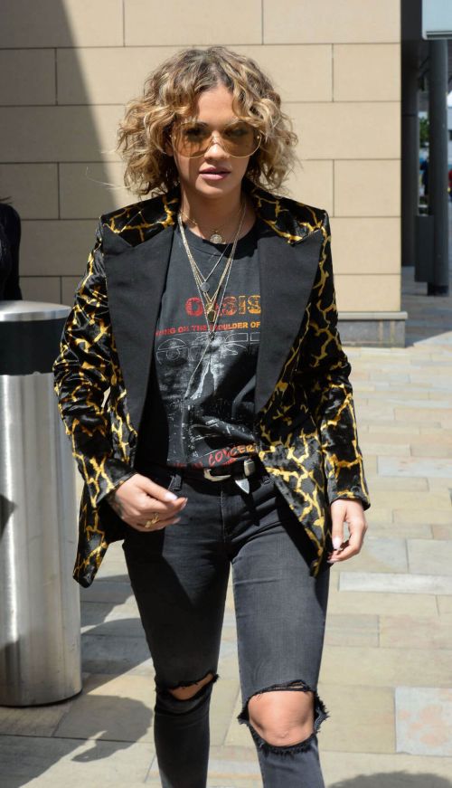 Rita Ora Leaves Mediacityuk Studios in Manchester Images 07/22/2017 4