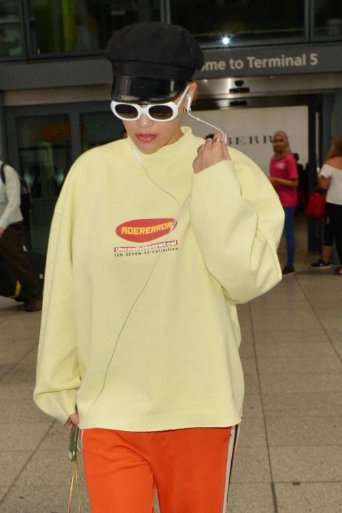 Rita Ora Stills at Heathrow Airport in London 14