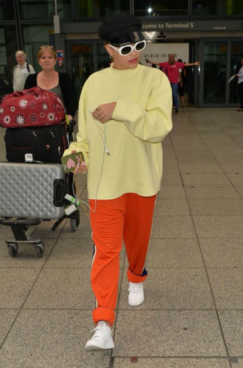 Rita Ora Stills at Heathrow Airport in London 19