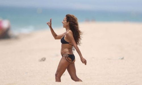 Rosario Flores Stills in Bikini at a Beach in Vejer De La Frontera 2