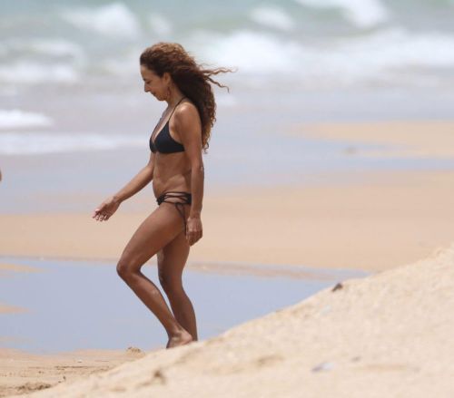 Rosario Flores Stills in Bikini at a Beach in Vejer De La Frontera 4