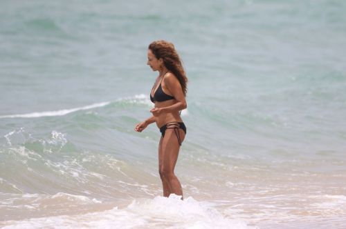 Rosario Flores Stills in Bikini at a Beach in Vejer De La Frontera 6