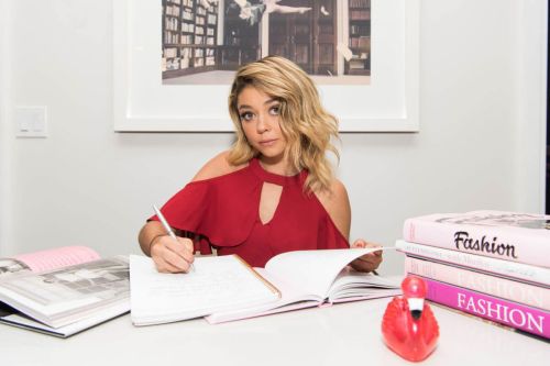 Sarah Hyland Stills Celebrates Back to School Fashion with Candie