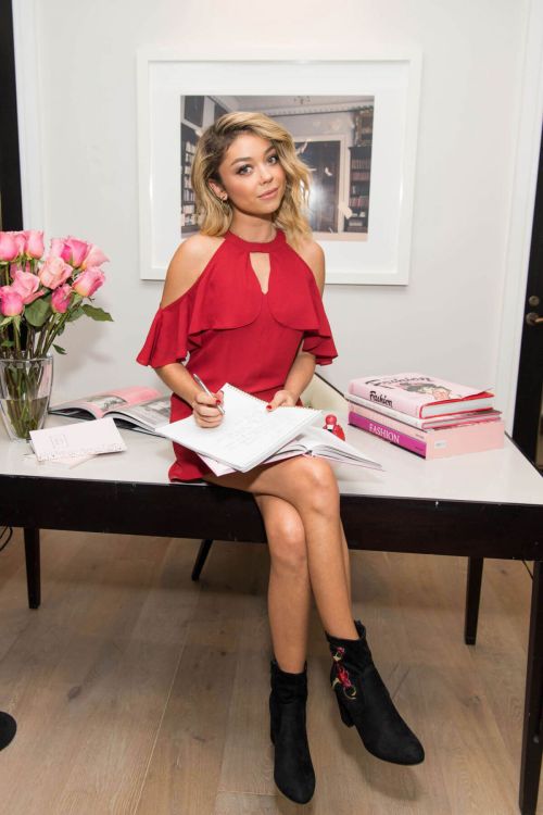 Sarah Hyland Stills Celebrates Back to School Fashion with Candie