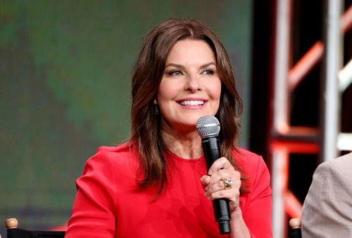 Sela Ward Stills at Graves Panel at TCA Summer press Tour in Los Angeles