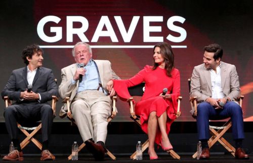 Sela Ward Stills at Graves Panel at TCA Summer press Tour in Los Angeles 1