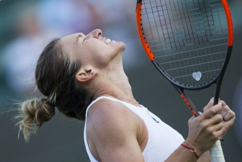 Simona Halep Stills at Wimbledon Championships 1