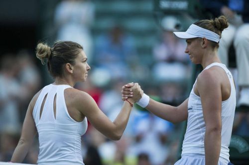 Simona Halep Stills at Wimbledon Championships 2