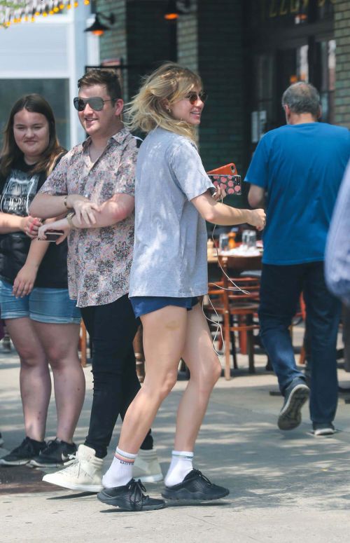 Suki Waterhouse Stills in Shorts Out in New York 2