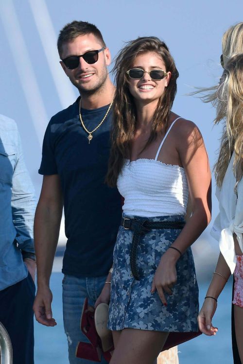 Taylor Hill Stills in Bikini Top at Club 55 in St. Tropez Images - 22/07/2017 17