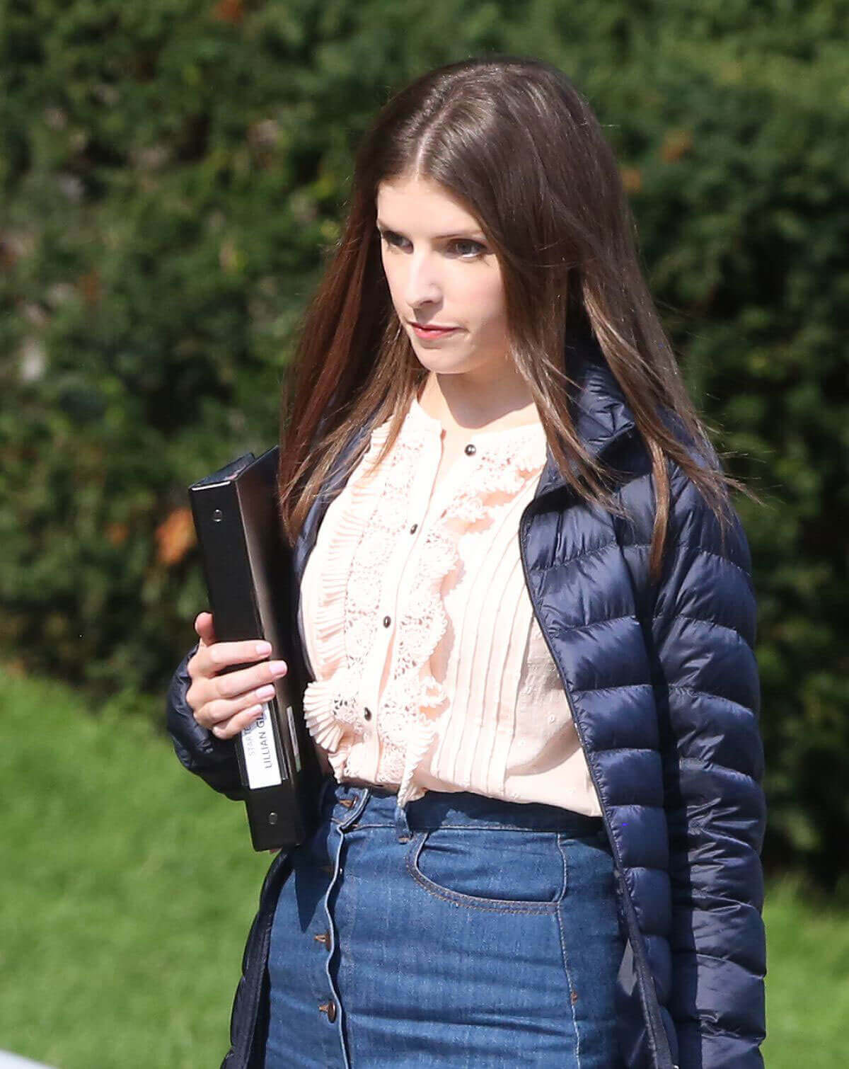 Anna Kendrick Stills on the Set of A Simple Favor in Toronto