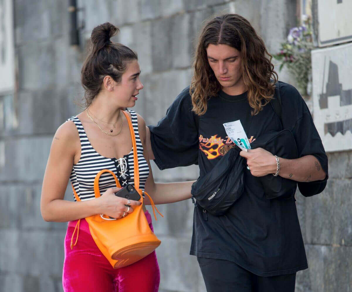 Dua Lipa and Paul Klein Stills on Vacation in Capri Photos