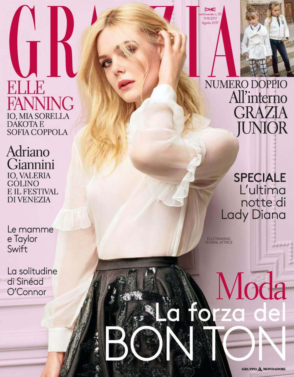 Elle Fanning Photos in Grazia Magazine, Italy August 2017