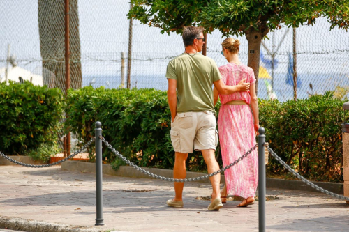 Eva Herzigova and Gregorio Marsiaj Stills Out in Varigitti Photos 10