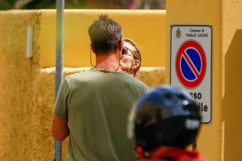 Eva Herzigova and Gregorio Marsiaj Stills Out in Varigitti Photos 11