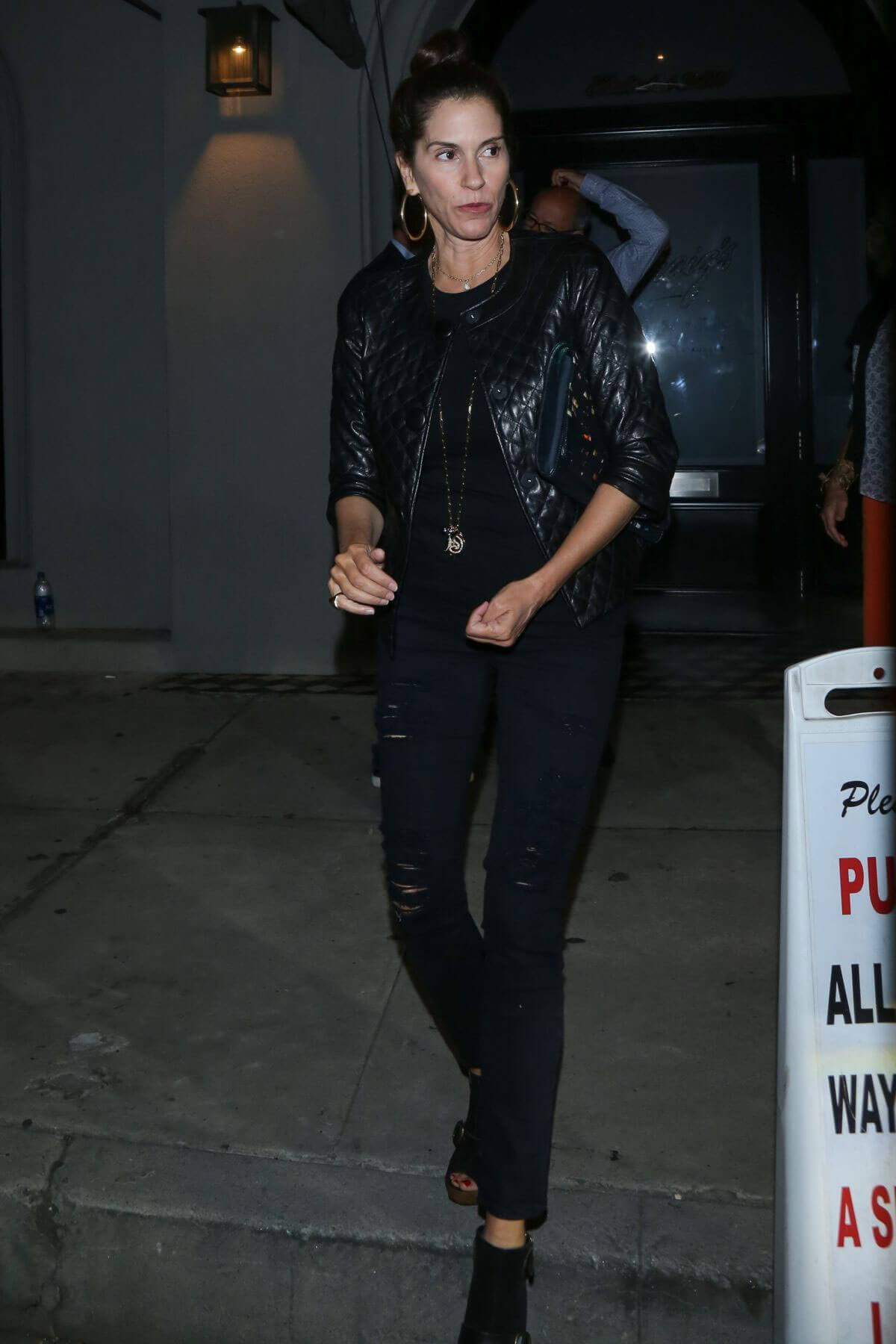 Jami Gertz Stills Out for Dinner in West Hollywood