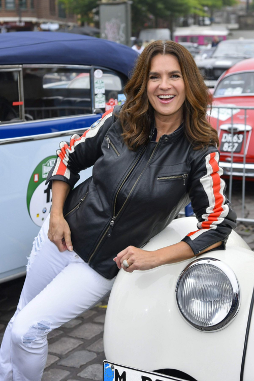 Katarina Witt Stills at 10th Hamburg to Berlin Classic Car Rally 3