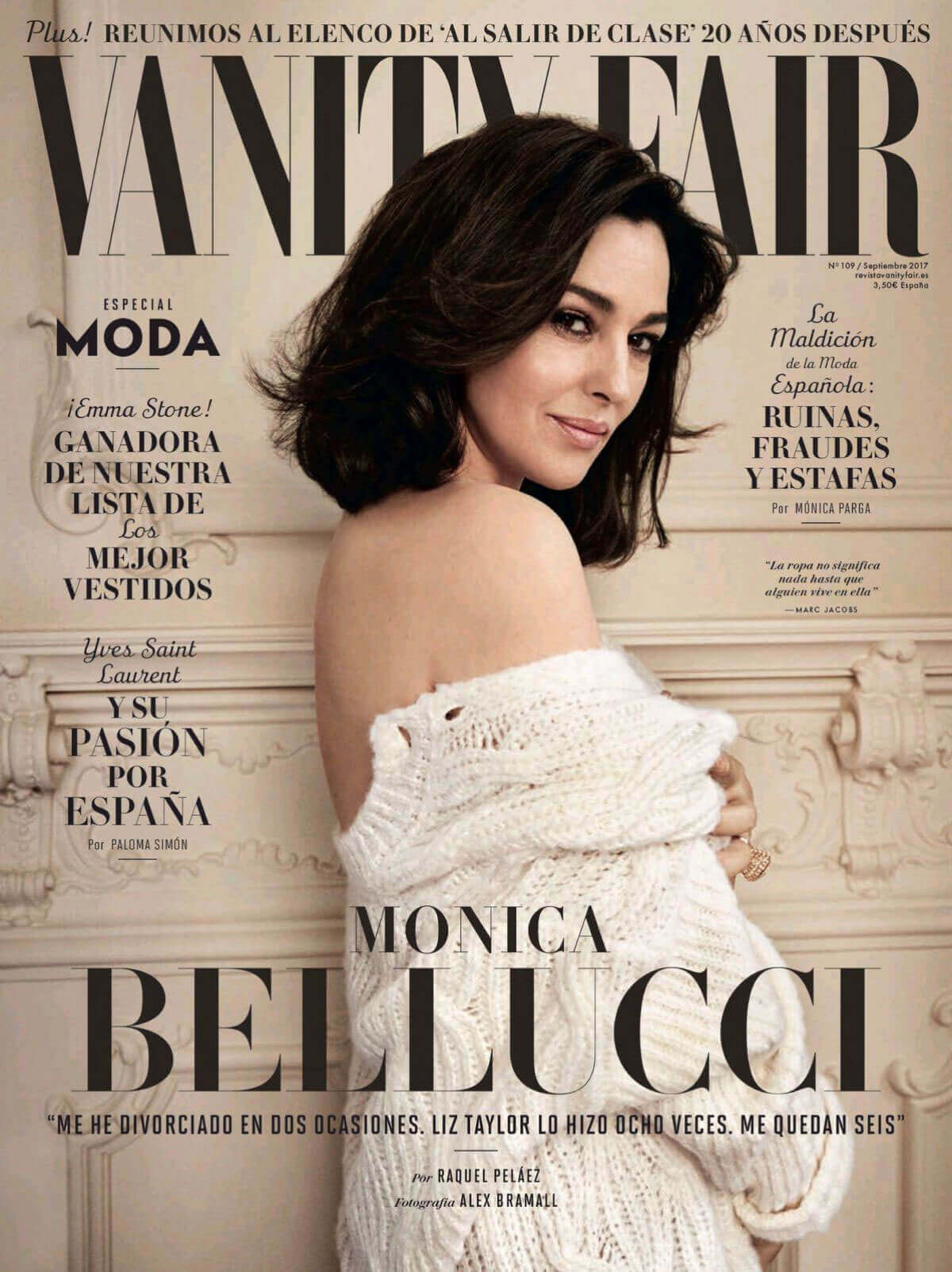 Monica Bellucci Photos in Vanity Fair Magazine, Spain August 2017 Issue